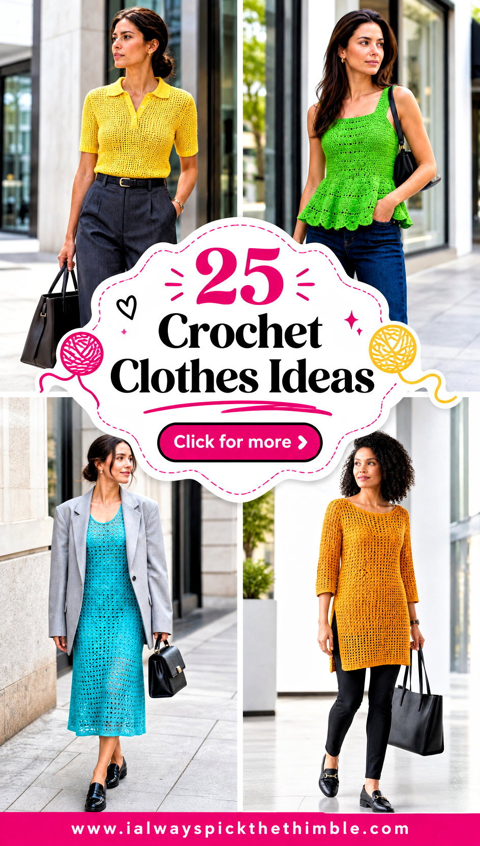 25 Crochet Clothes Ideas for a Colorful Handmade Wardrobe - 25 Crochet Clothes Ideas for a Colorful Handmade Wardrobe