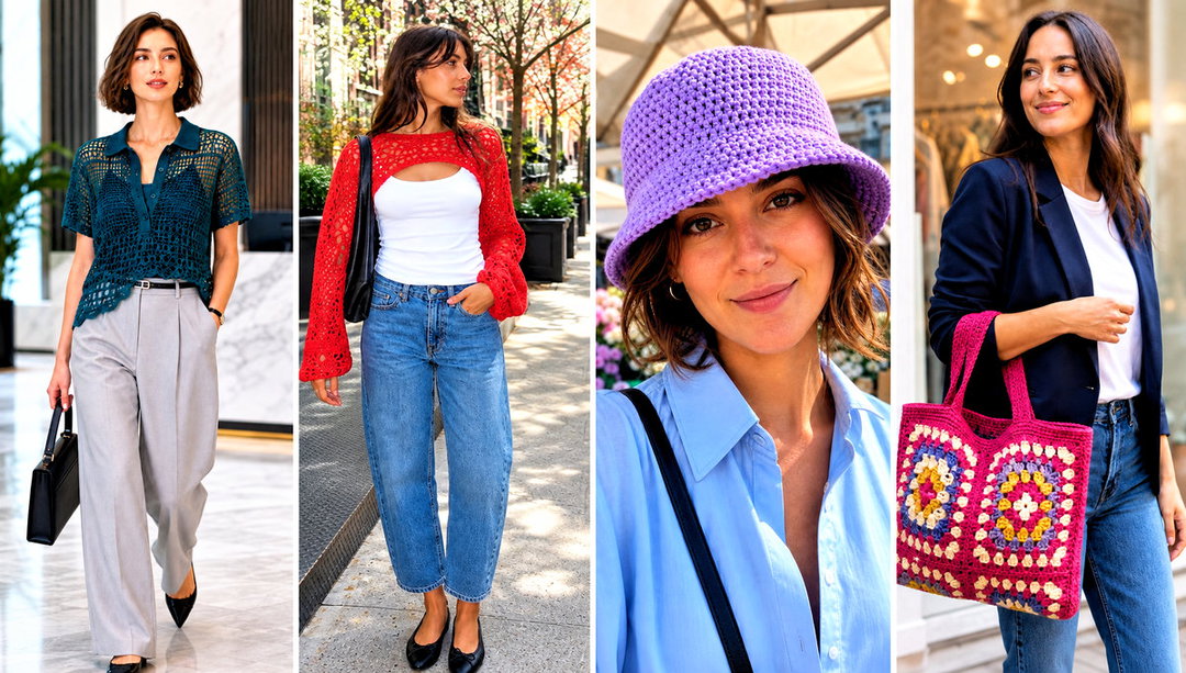 25 Crochet Clothes and Accessories Outfit Ideas to Layer