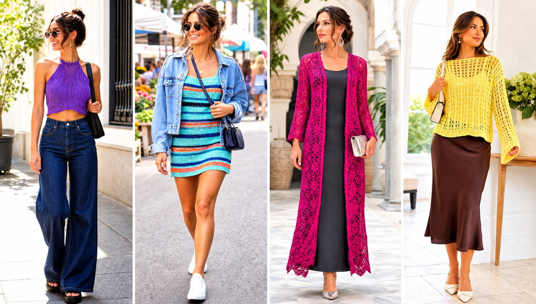 25 Crochet Clothes and Outfit Ideas for Casual Getaways