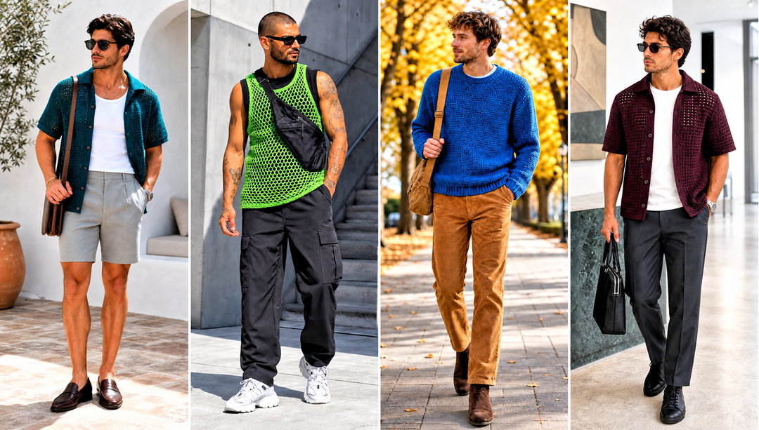 25 Crochet Clothes for Men Outfit Ideas for Laid-Back Days