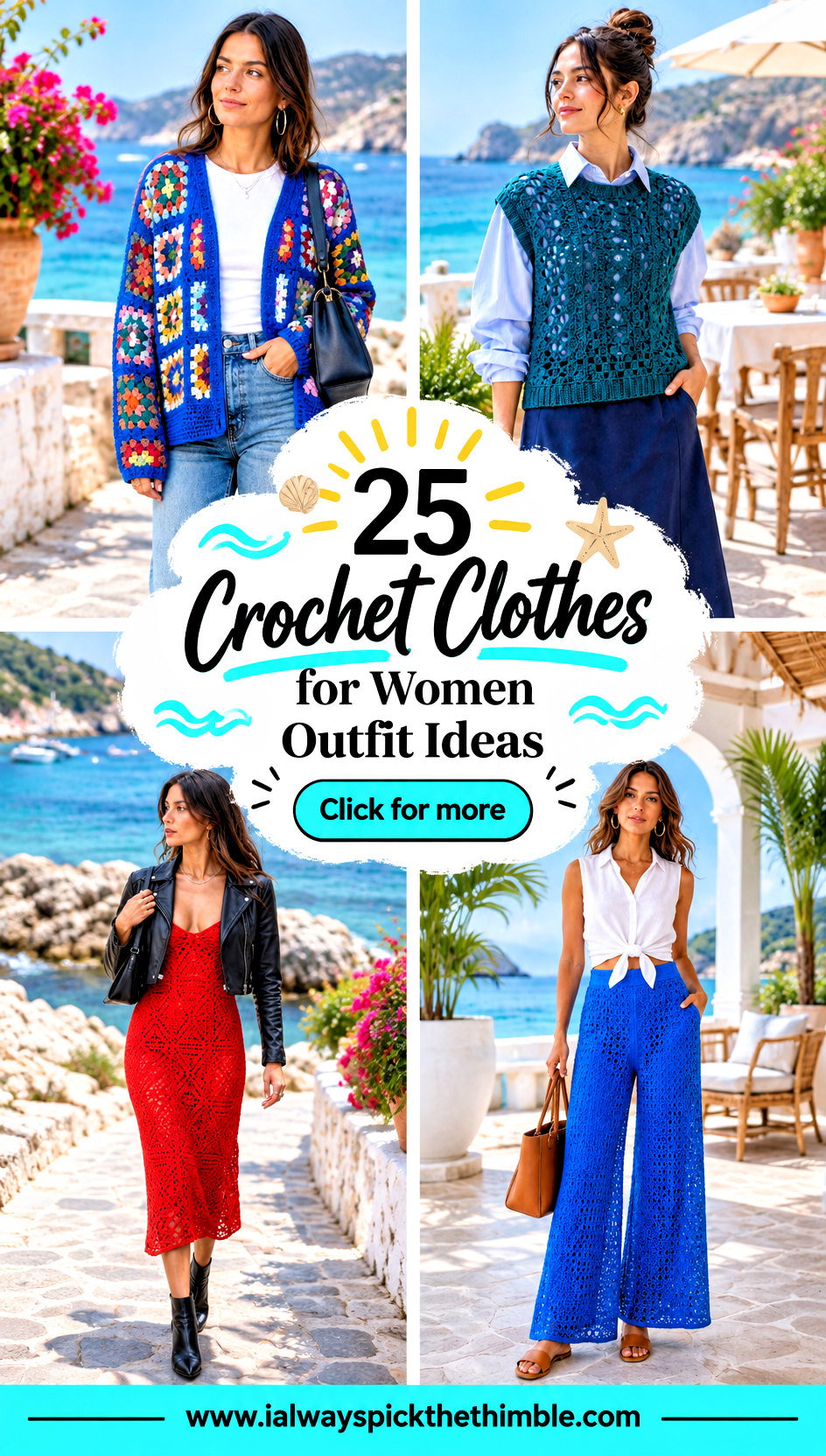 25 Crochet Clothes for Women Outfit Ideas for Beach Days - 25 Crochet Clothes for Women Outfit Ideas for Beach Days