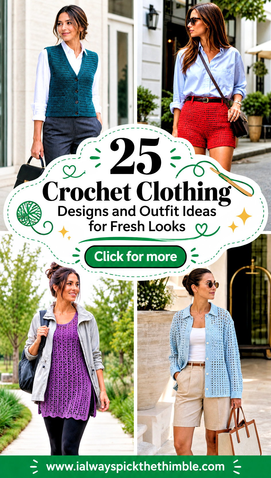 25 Crochet Clothing Designs and Outfit Ideas for Fresh Looks - 25 Crochet Clothing Designs and Outfit Ideas for Fresh Looks