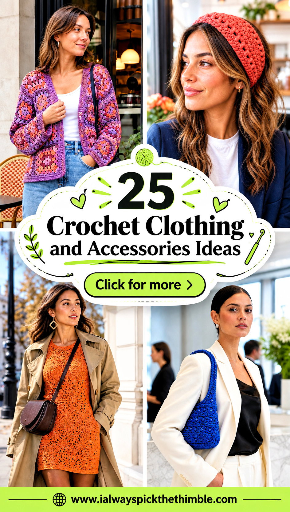 25 Crochet Clothing and Accessories Ideas for Daily Wear - 25 Crochet Clothing and Accessories Ideas for Daily Wear