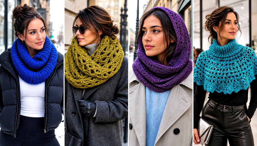 25 Crochet Cowl Outfit Ideas for Cozy Cold-Weather Looks