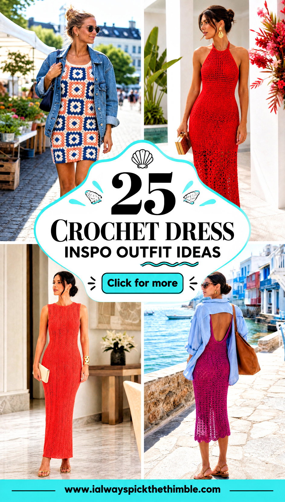 25 Crochet Dress Inspo Outfit Ideas for Beach Getaways - 25 Crochet Dress Inspo Outfit Ideas for Beach Getaways