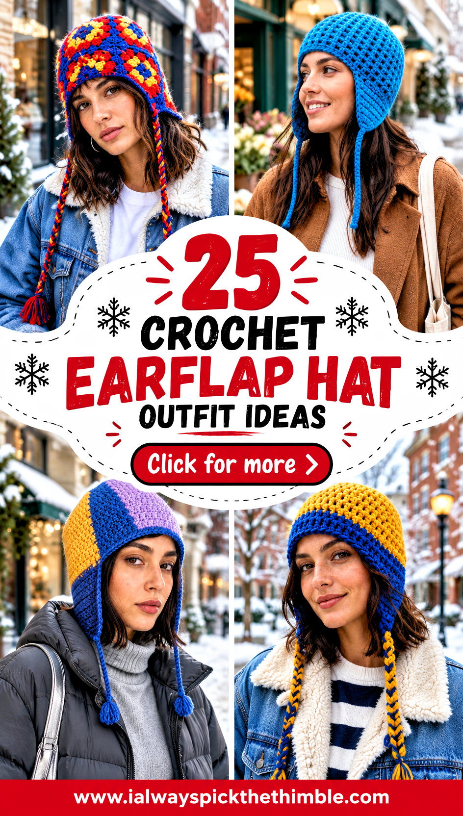 25 Crochet Earflap Hat Outfit Ideas for Winter Errands - 25 Crochet Earflap Hat Outfit Ideas for Winter Errands