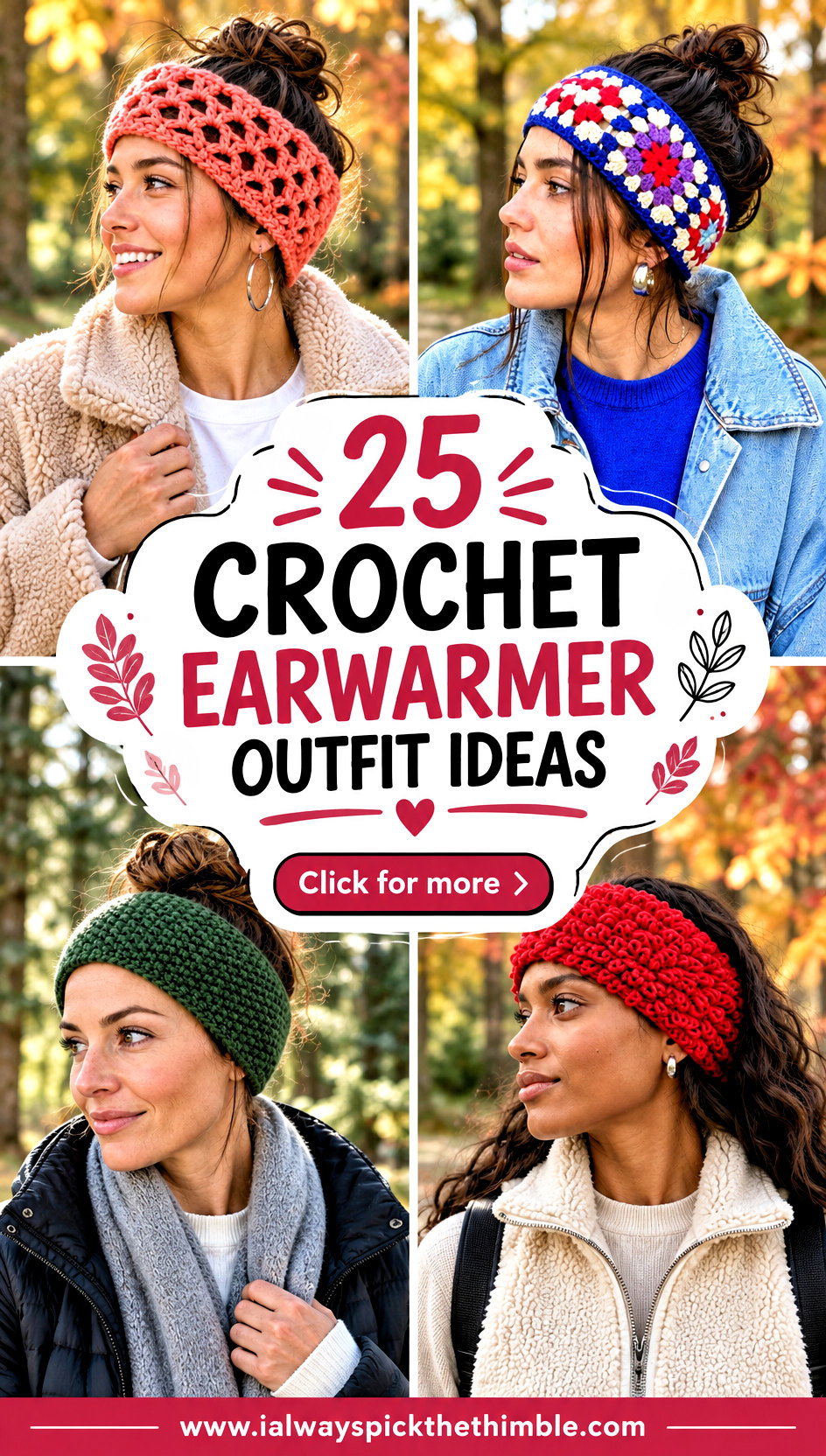 25 Crochet Earwarmer Outfit Ideas for Cozy Outdoor Style - 25 Crochet Earwarmer Outfit Ideas for Cozy Outdoor Style