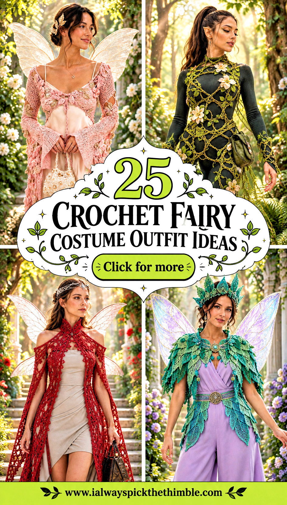 25 Crochet Fairy Costume Outfit Ideas for Woodland Magic - 25 Crochet Fairy Costume Outfit Ideas for Woodland Magic