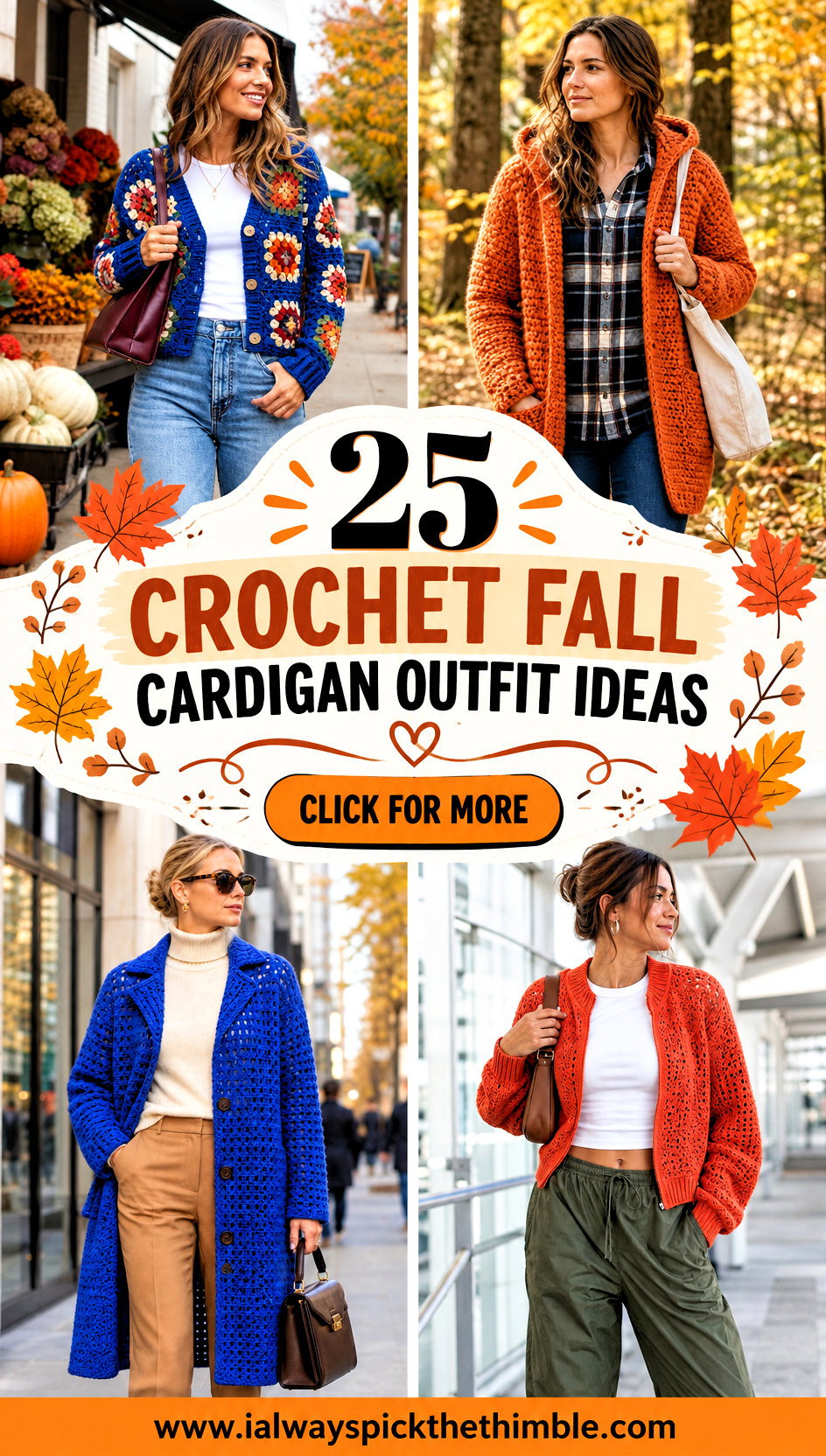 25 Crochet Fall Cardigan Outfit Ideas for Crisp Autumn Days - 25 Crochet Fall Cardigan Outfit Ideas for Crisp Autumn Days
