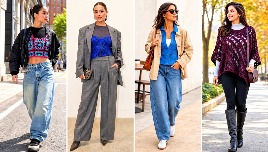 25 Crochet Fall Top Outfit Ideas for Transitional Weather