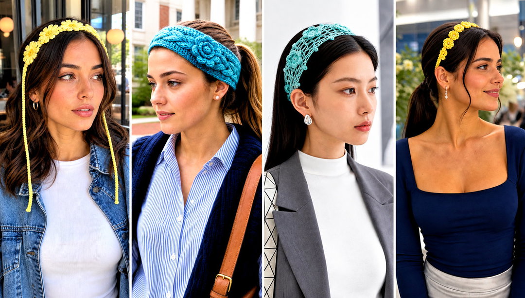 25 Crochet Flower Headband Outfit Ideas for Festival Season