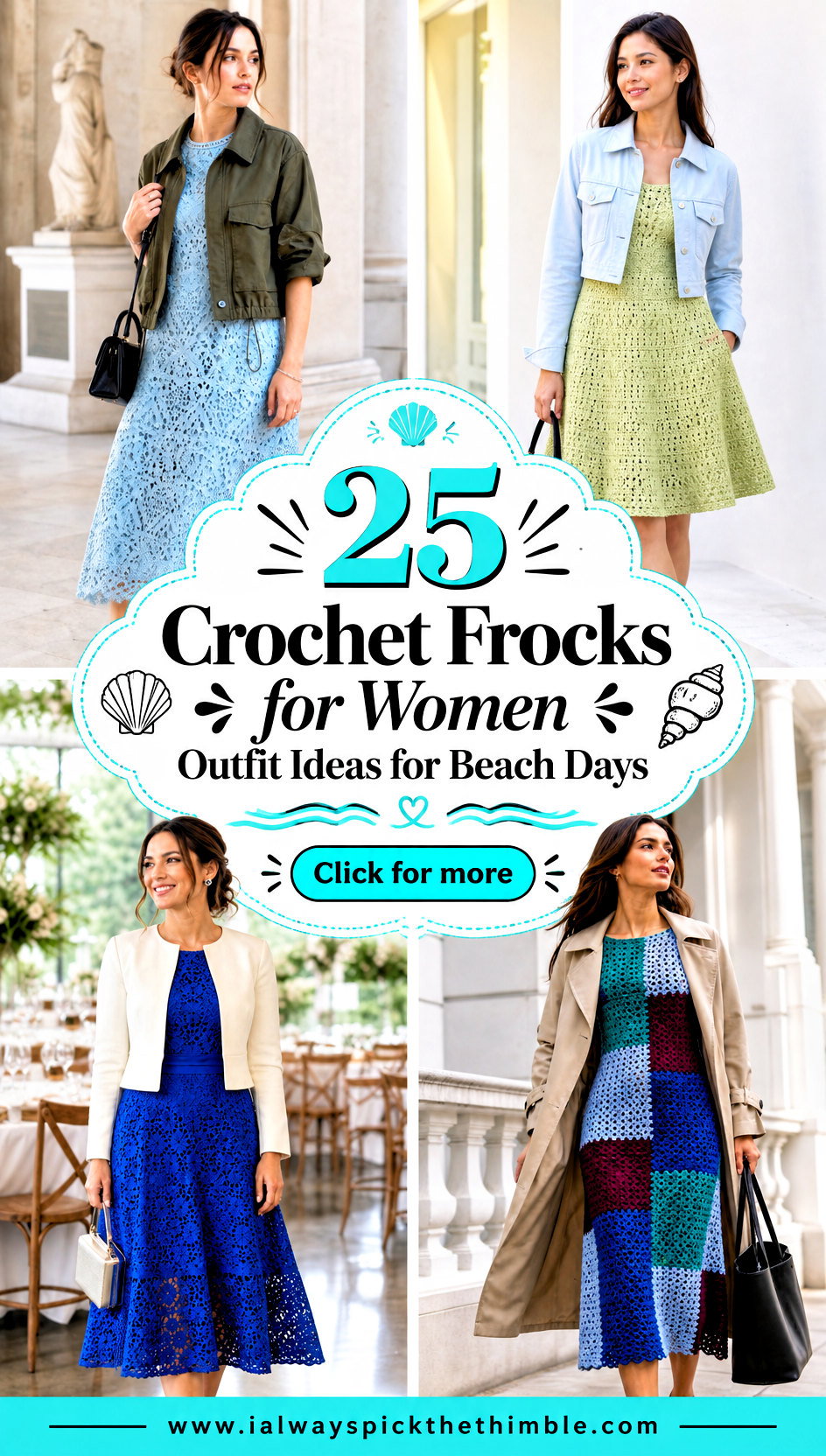 25 Crochet Frocks for Women Outfit Ideas for Beach Days - 25 Crochet Frocks for Women Outfit Ideas for Beach Days