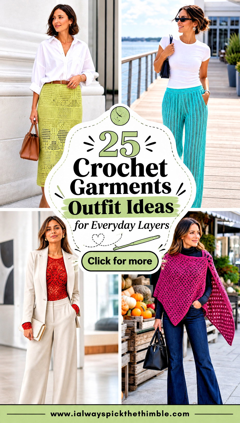 25 Crochet Garments Outfit Ideas for Everyday Layers - 25 Crochet Garments Outfit Ideas for Everyday Layers