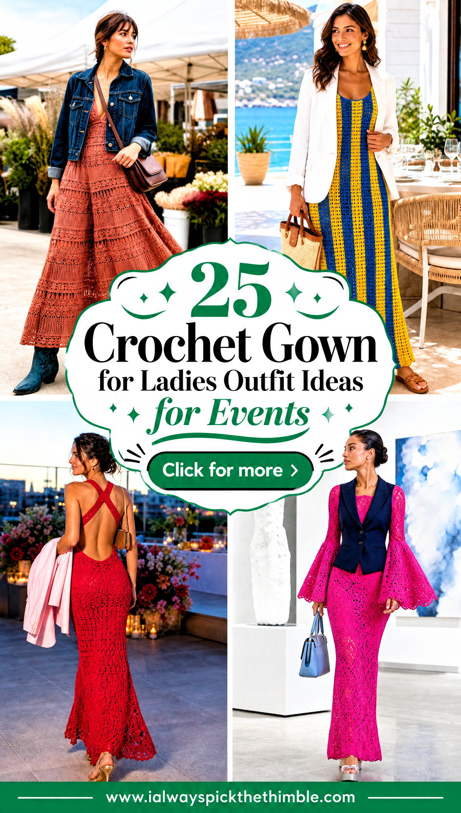 25 Crochet Gown for Ladies Outfit Ideas for Events - 25 Crochet Gown for Ladies Outfit Ideas for Events
