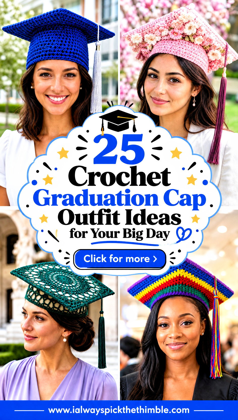 25 Crochet Graduation Cap Outfit Ideas for Your Big Day - 25 Crochet Graduation Cap Outfit Ideas for Your Big Day