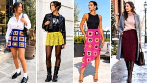 25 Crochet Granny Skirt Outfit Ideas for Colorful Days