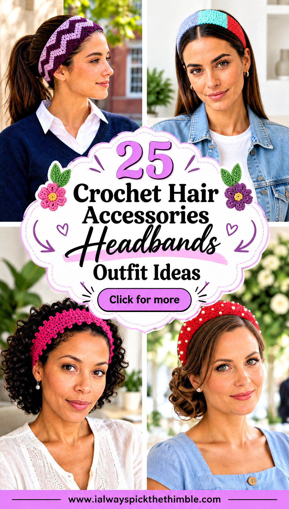 25 Crochet Hair Accessories Headbands Outfit Ideas - 25 Crochet Hair Accessories Headbands Outfit Ideas