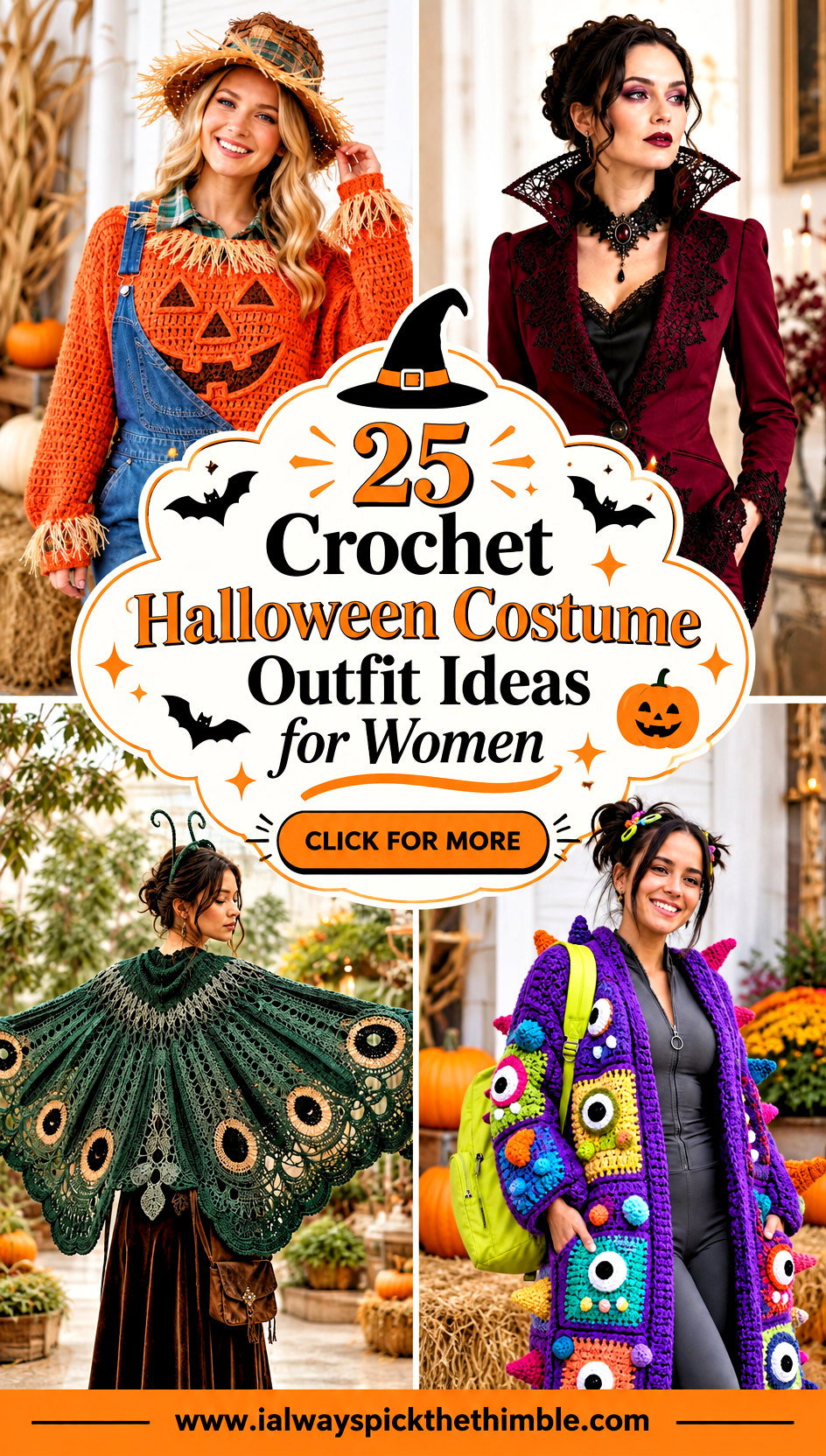 25 Crochet Halloween Costume Outfit Ideas for Women - 25 Crochet Halloween Costume Outfit Ideas for Women