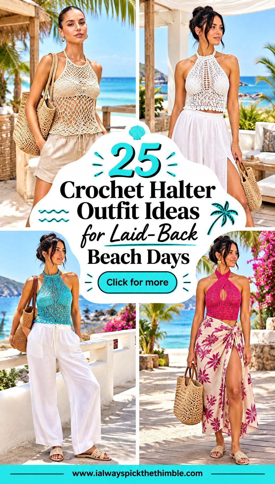 25 Crochet Halter Outfit Ideas for Laid-Back Beach Days - 25 Crochet Halter Outfit Ideas for Laid-Back Beach Days