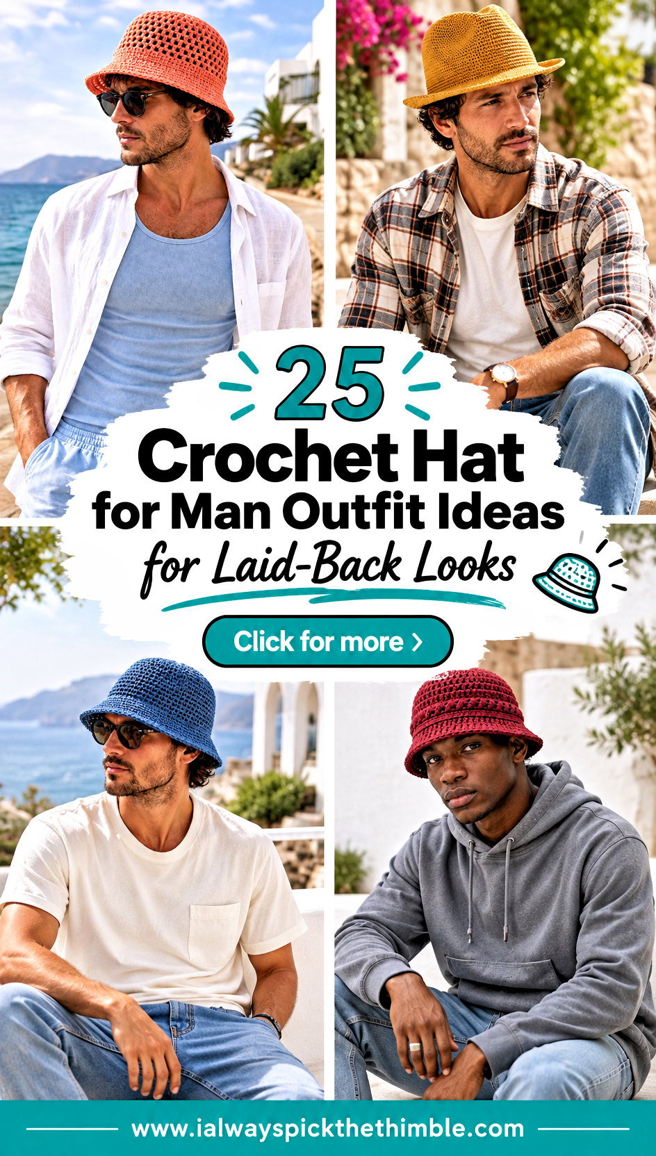 25 Crochet Hat for Man Outfit Ideas for Laid-Back Looks - 25 Crochet Hat for Man Outfit Ideas for Laid-Back Looks