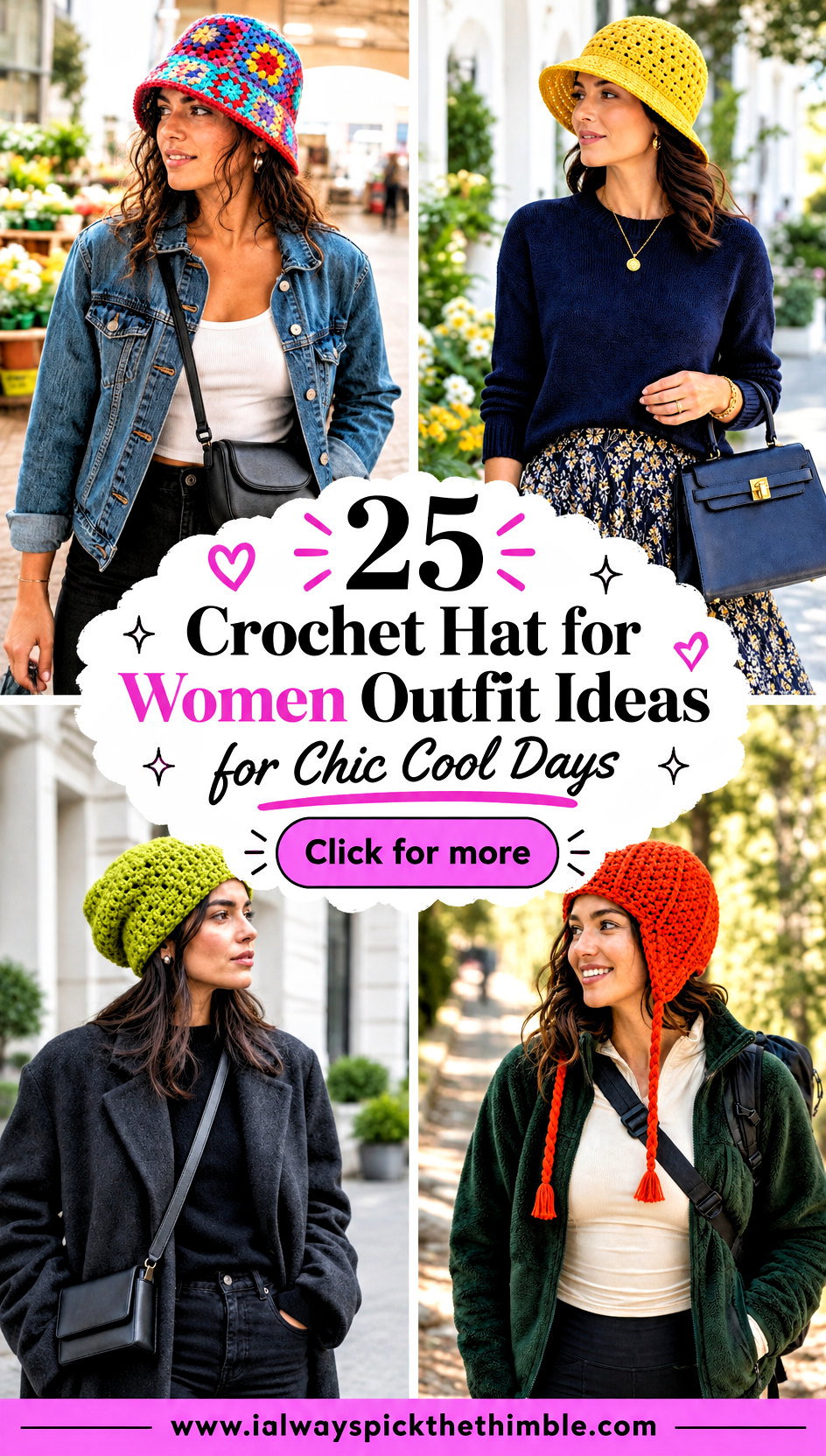 25 Crochet Hat for Women Outfit Ideas for Chic Cool Days - 25 Crochet Hat for Women Outfit Ideas for Chic Cool Days