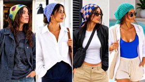 25 Crochet Head Scarf Outfit Ideas for Boho Summer Looks