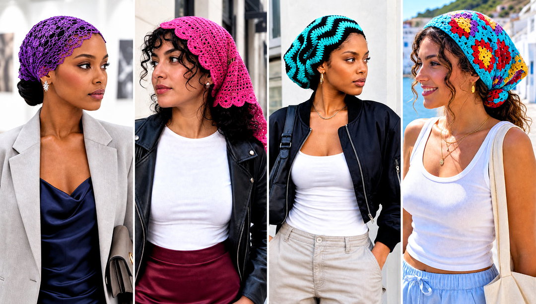 25 Crochet Headwrap Outfit Ideas for Chic Cold Days