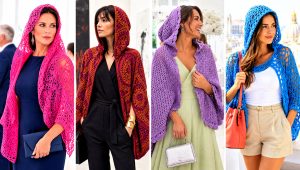 25 Crochet Hooded Shawl Outfit Ideas for Cozy Evenings