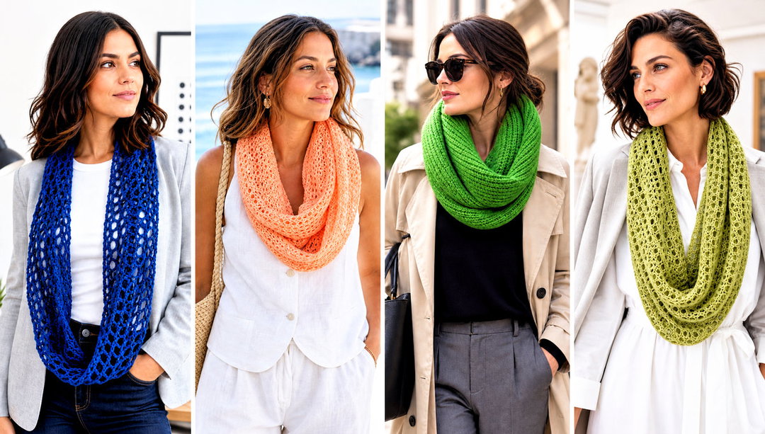 25 Crochet Infinity Scarf Outfit Ideas for Everyday Warmth