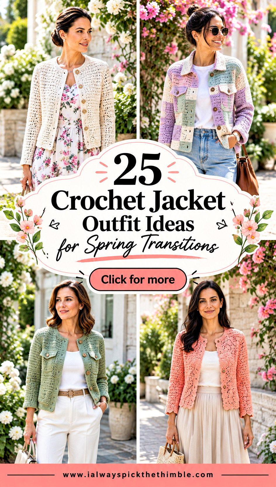 25 Crochet Jacket Outfit Ideas for Spring Transitions - 25 Crochet Jacket Outfit Ideas for Spring Transitions