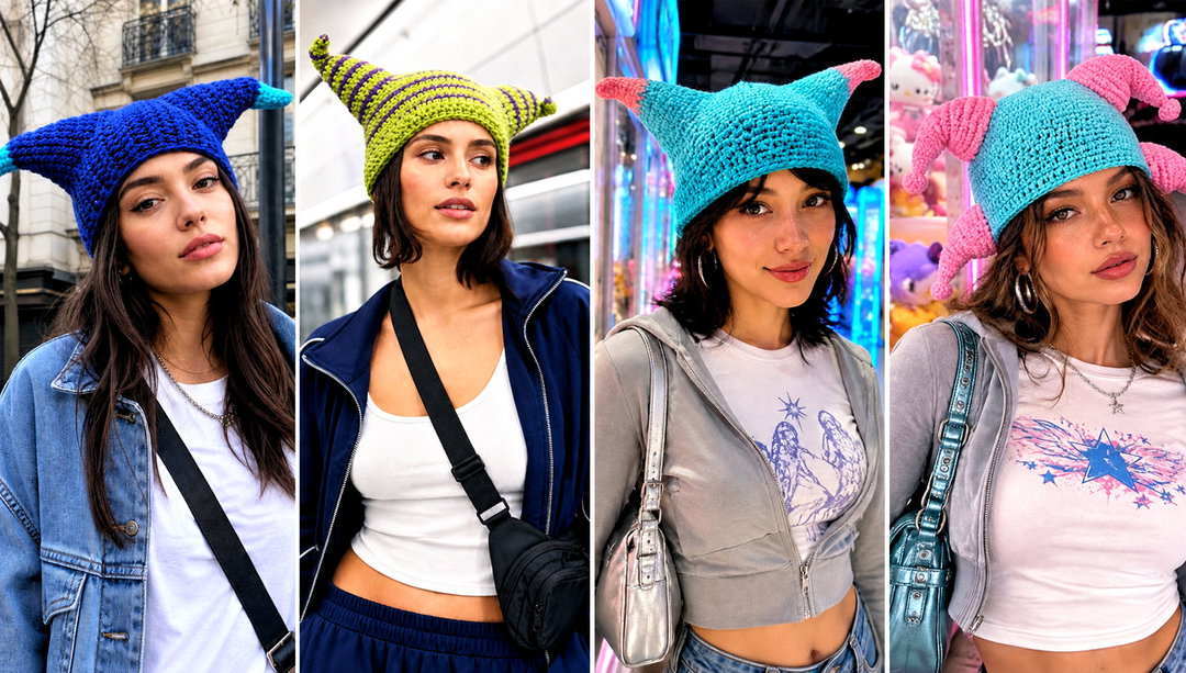 25 Crochet Jester Hat Outfit Ideas for Festival Days