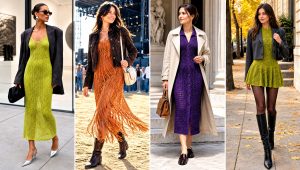 25 Crochet Knit Dress Outfit Ideas for Weekend Wear