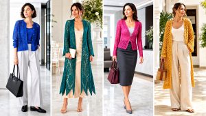 25 Crochet Lace Cardigan Outfit Ideas for Light Layering
