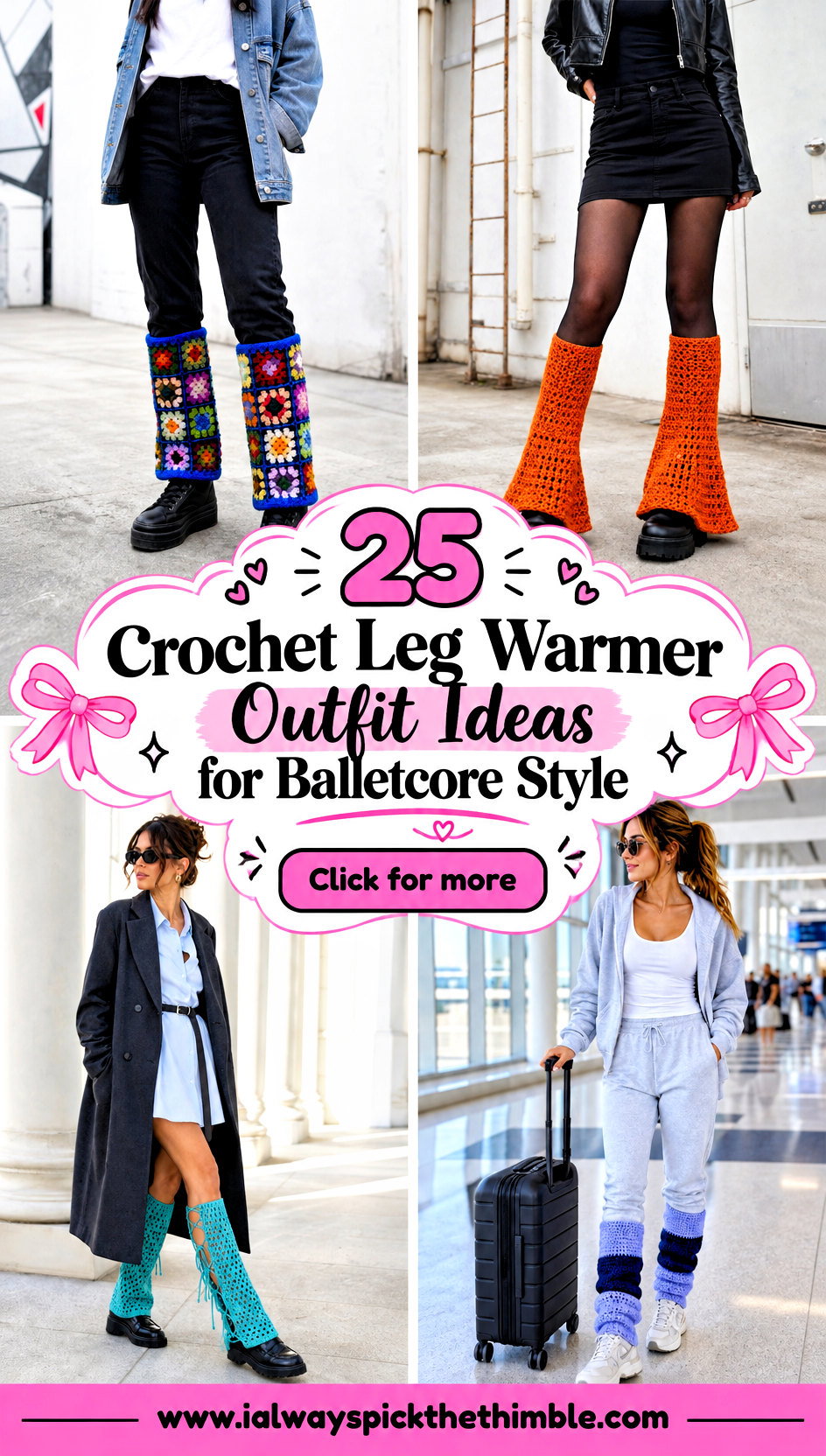 25 Crochet Leg Warmer Outfit Ideas for Balletcore Style - 25 Crochet Leg Warmer Outfit Ideas for Balletcore Style