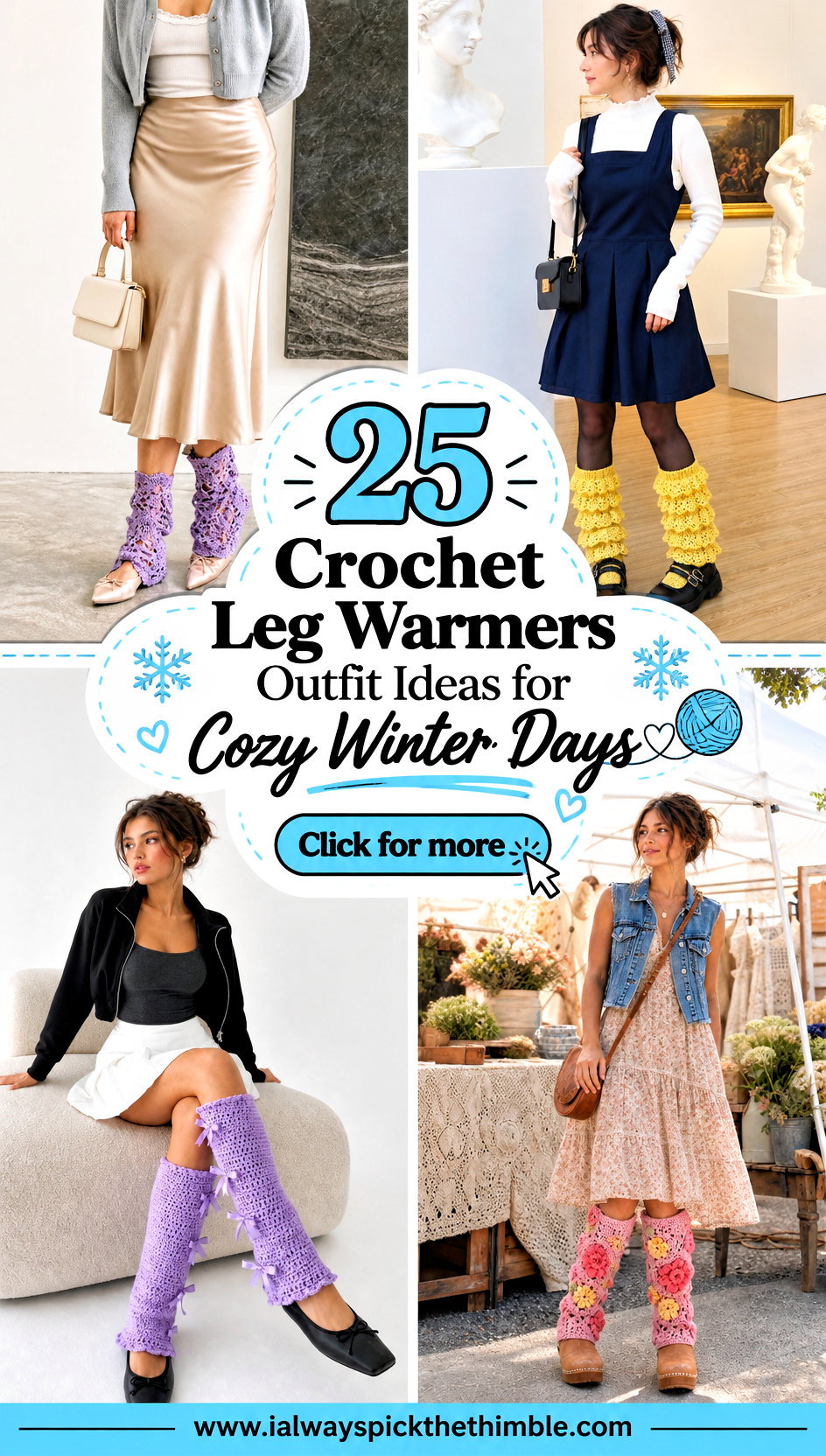 25 Crochet Leg Warmers Outfit Ideas for Cozy Winter Days - 25 Crochet Leg Warmers Outfit Ideas for Cozy Winter Days