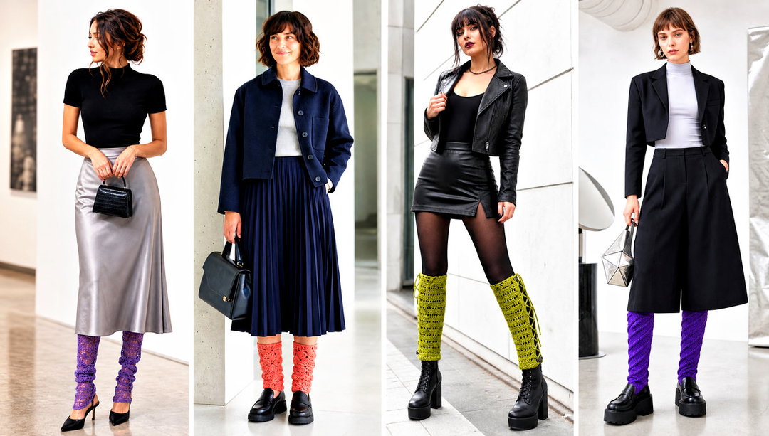 25 Crochet Legwarmers Outfit Ideas for Boots and Skirts