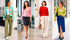 25 Crochet Light Sweater Outfit Ideas for Breezy Spring Days