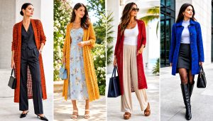 25 Crochet Long Cardigan Outfit Ideas for Everyday Layers