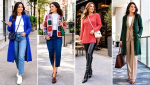 25 Crochet Long Sweater Outfit Ideas for Cozy Fall Looks