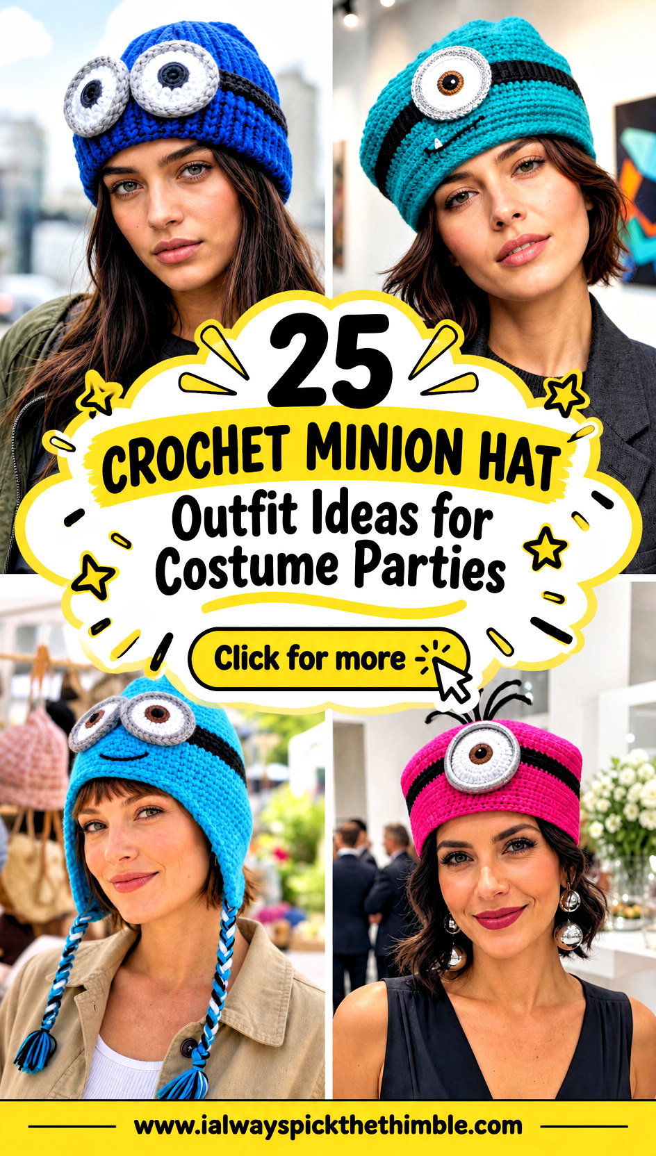 25 Crochet Minion Hat Outfit Ideas for Costume Parties - 25 Crochet Minion Hat Outfit Ideas for Costume Parties