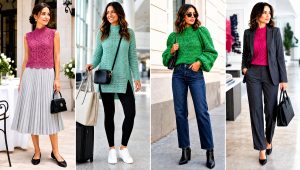 25 Crochet Mock Neck Top Outfit Ideas for Smart Layers