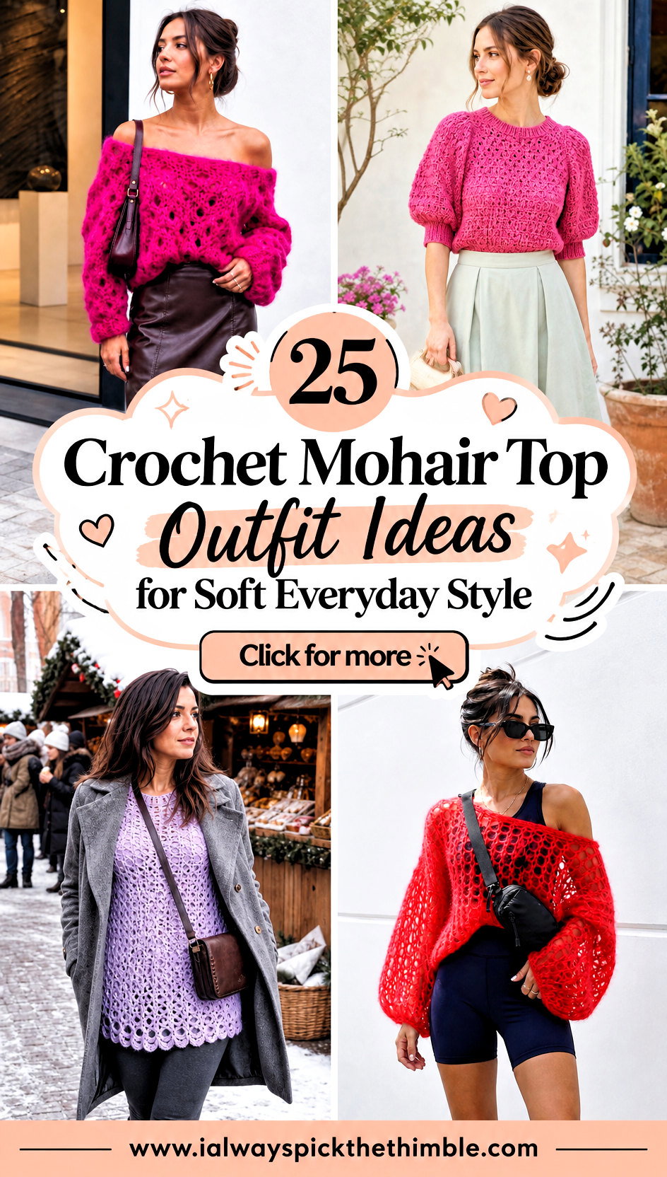 25 Crochet Mohair Top Outfit Ideas for Soft Everyday Style - 25 Crochet Mohair Top Outfit Ideas for Soft Everyday Style