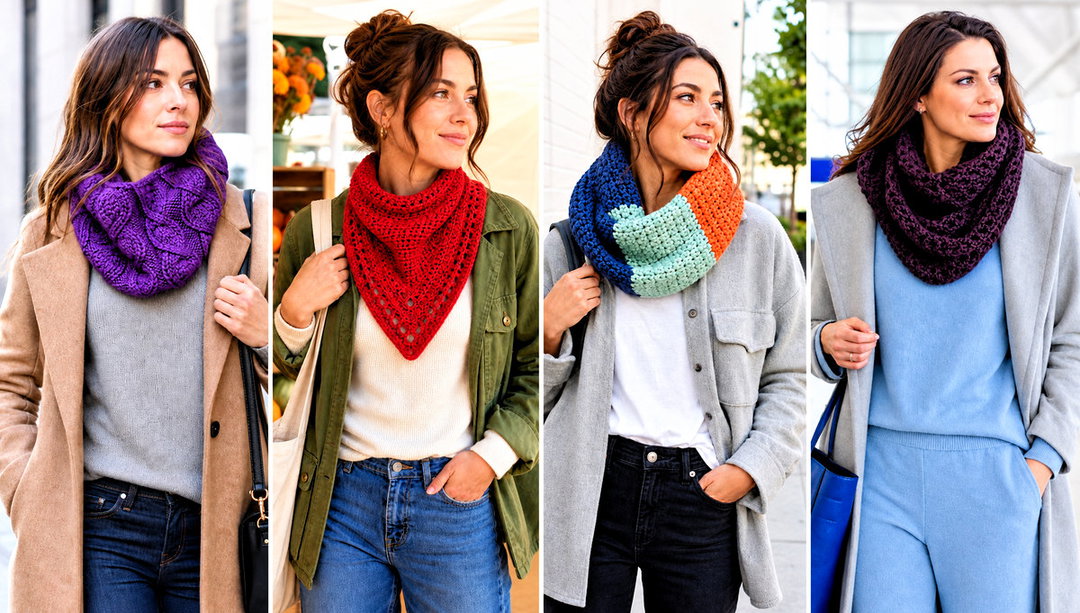 25 Crochet Neck Warmer Cowls Outfit Ideas for Cold Weather