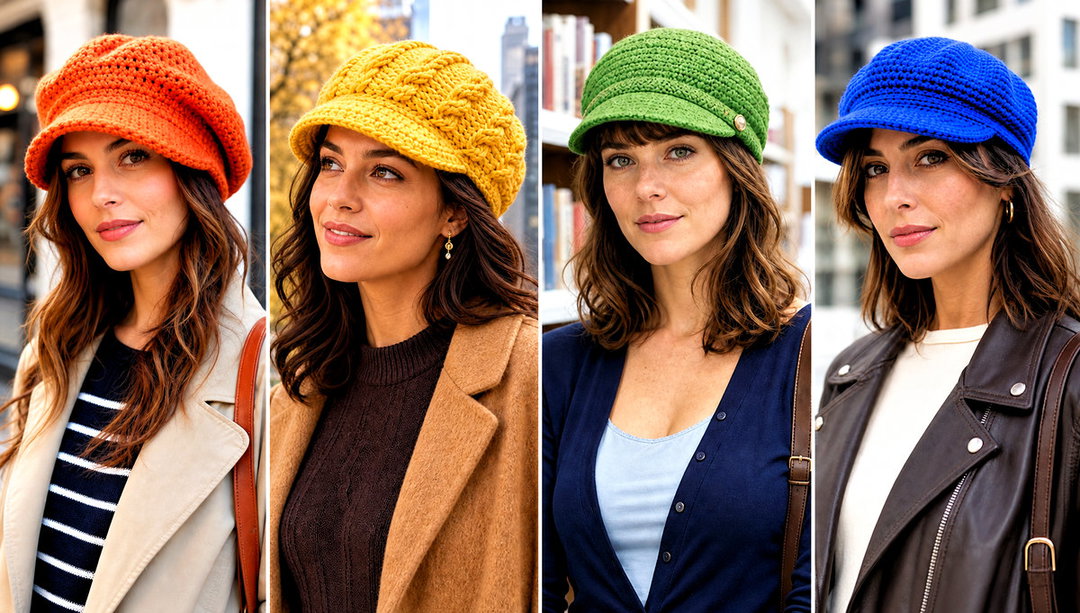 25 Crochet Newsboy Hat Outfit Ideas for Vintage Charm