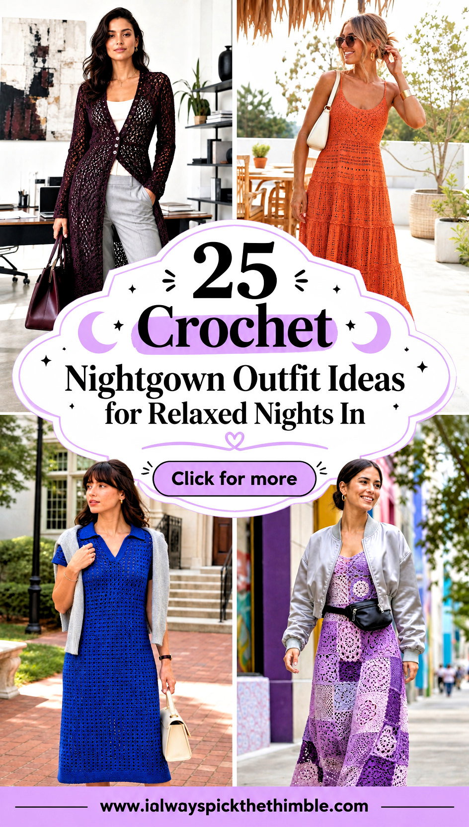 25 Crochet Nightgown Outfit Ideas for Relaxed Nights In - 25 Crochet Nightgown Outfit Ideas for Relaxed Nights In