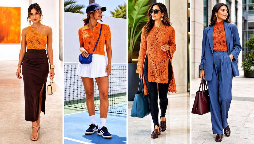 25 Crochet Orange Top Outfit Ideas for Bold Summer Looks
