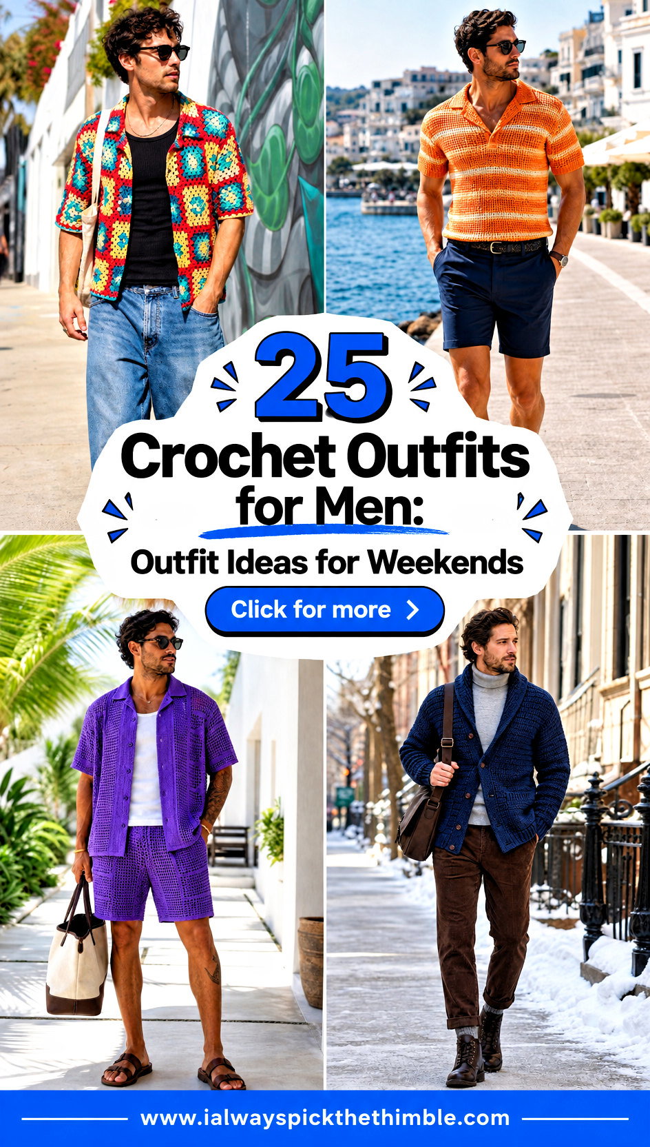 25 Crochet Outfits for Men Outfit Ideas for Weekends - 25 Crochet Outfits for Men: Outfit Ideas for Weekends