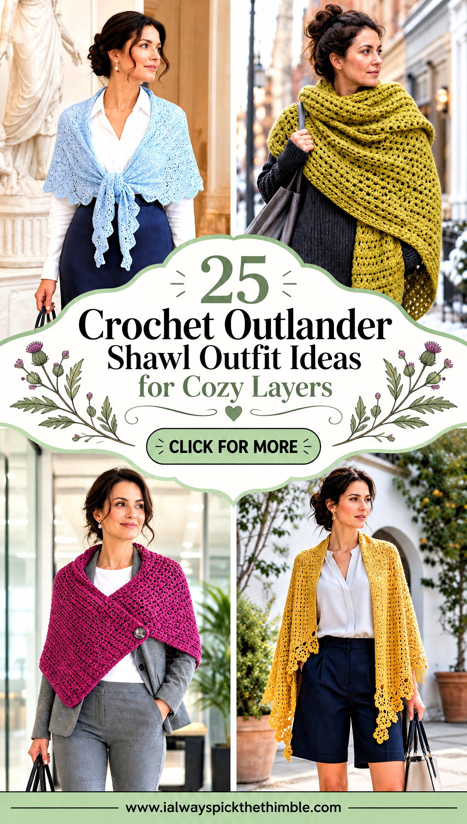 25 Crochet Outlander Shawl Outfit Ideas for Cozy Layers - 25 Crochet Outlander Shawl Outfit Ideas for Cozy Layers
