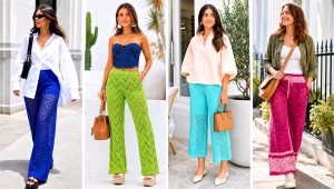 25 Crochet Pants Outfit Ideas for Relaxed Beachside Style