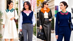 25 Crochet Peter Pan Collar Outfit Ideas for Vintage Charm